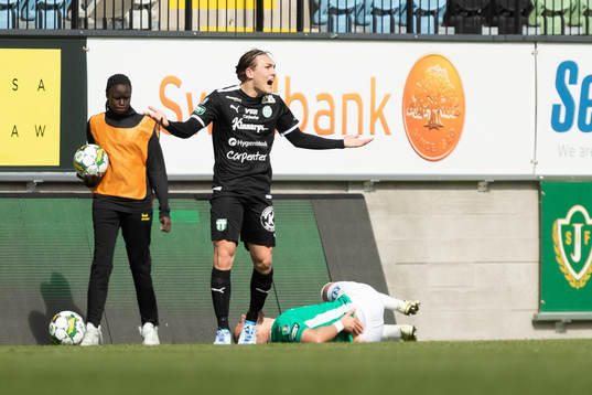 Västerås SKs Miguel Sandberg deppar
