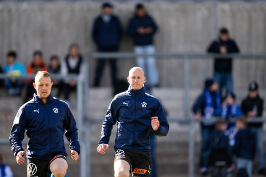 Halmstads Joel Allansson och Andreas Johansson