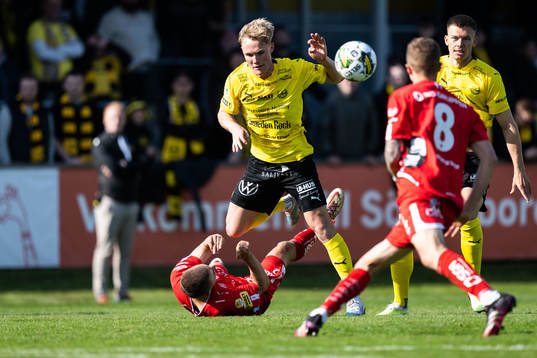 Mjällbys Max Fenger och Elfsborgs Gustaf Lagerbielke