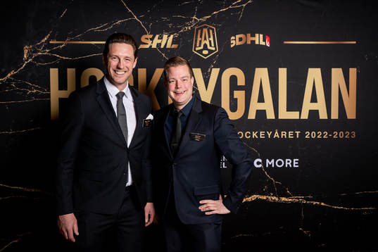 Anders Blomberg, VD Björklöven och Per Kenttä, sportchef