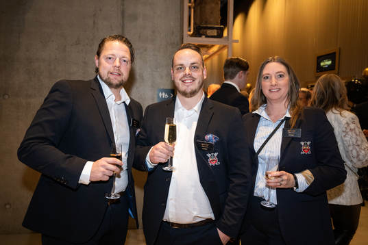 Pontus Skruvik, Kim Ahlqvist, och Anna Hansen, Nybro