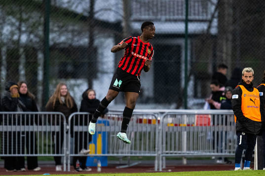 Brommapojkarnas Richie Omorowa jublar