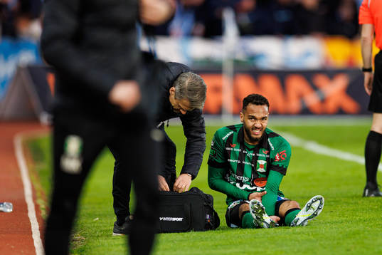 Varbergs Vinicius Nogueira de Oliveira har ont