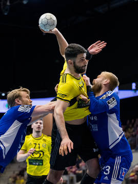 Ystad IFs Philip Stenmalm och Mads Kalstrup Honoré