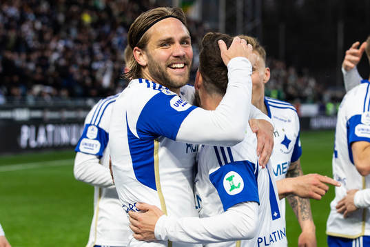 IFK Norrköpings Christoffer Nyman jublar