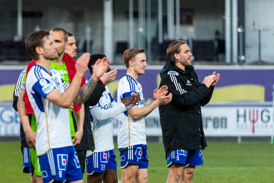 IFK Norrköpings spelare jublar