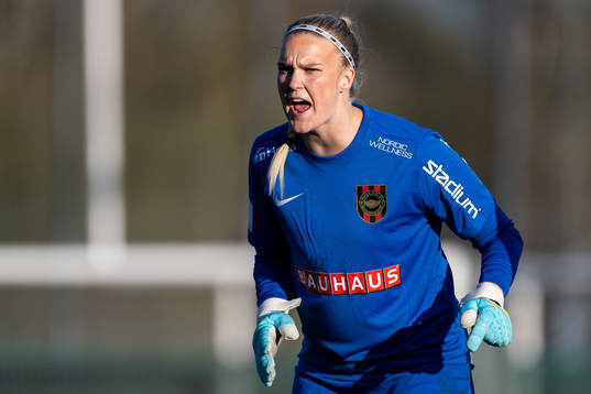 Brommapojkarnas målvakt Nichole Persson
