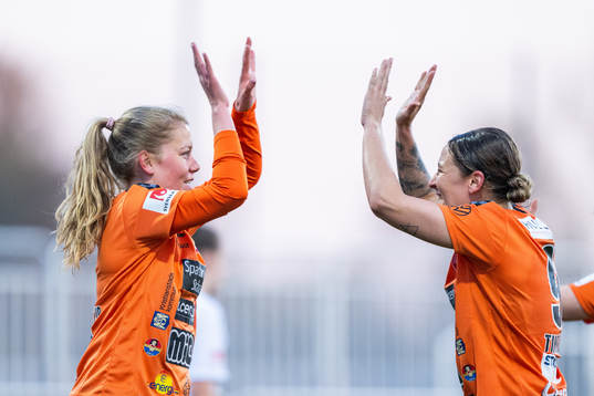 Kristianstads Amanda Jacobsen Andradottir och Tabitha