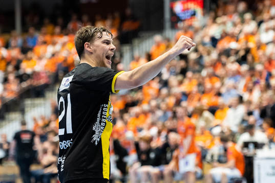 Hammarbys Anders Wik Rydberg jublar