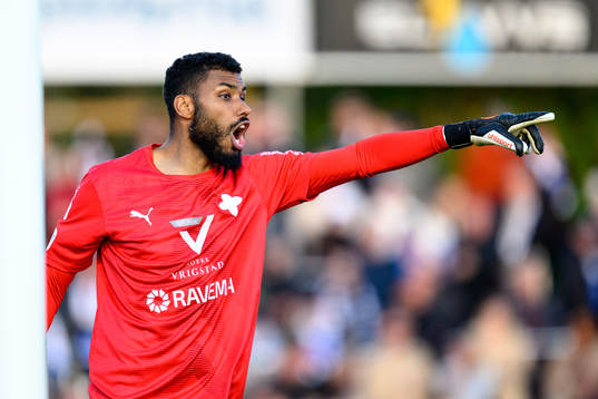 Värnamos målvakt Jonathan Ursin Rasheed