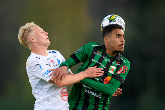 Värnamos Victor Larsson och Varbergs Eliton Pardinho