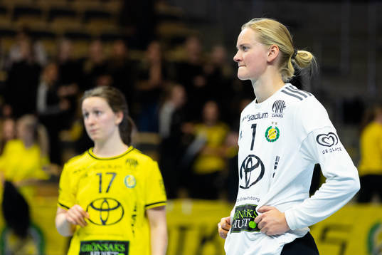 Sävehofs målvakt Johanna Bundsen deppar