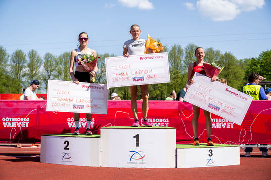 Johanna Larsson, Hanna Lindholm och Sofie Nelson Rask