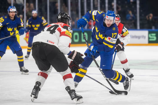 David Reinbacher of Austria and Pär Lindholm of Sweden