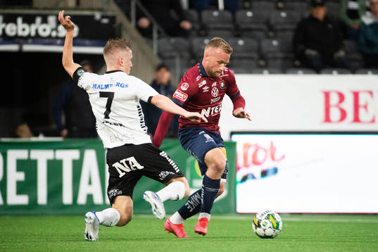 Örebros David Seger och Örgrytes Nicklas Bärkroth