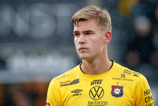 Örgrytes målvakt Mathias Nilsson