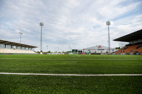 Interiör vy av Hitachi Energy Arena