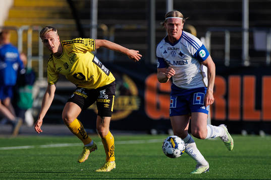 Elfsborgs Jeppe Møldrup Okkels och IFK Norrköpings Daniel