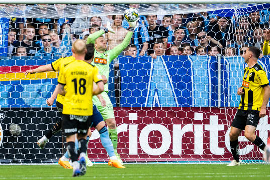 Häckens målvakt Peter Abrahamsson
