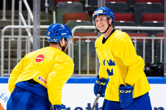 Dennis Rasmussen of Sweden at a practice session