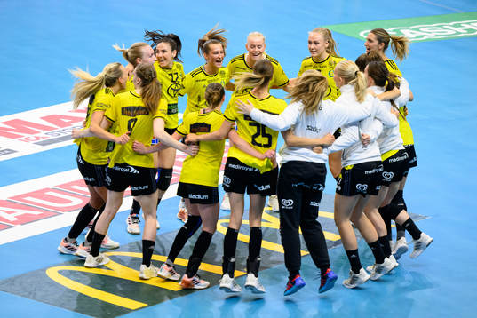 Sävehofs spelare jublar