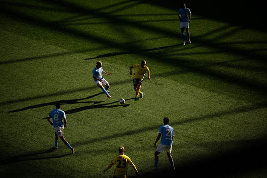 Malmö FFs Sebastian Nanasi och Elfsborgs Andre Ibsen Rømer