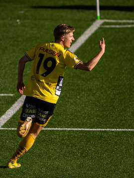 Elfsborgs Jeppe Møldrup Okkels jublar