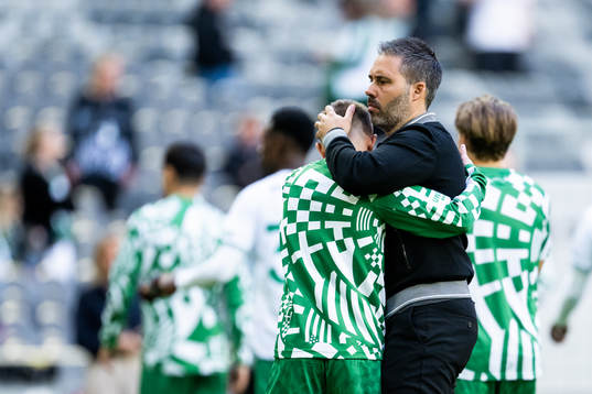 Hammarbys tränare Marti Cifuentes deppar