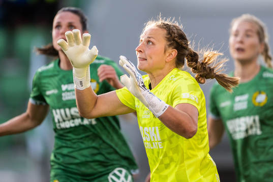 Hammarbys målvakt Anna Tamminen