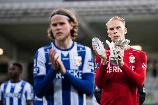 IFK Göteborgs målvakt Pontus Dahlberg deppar