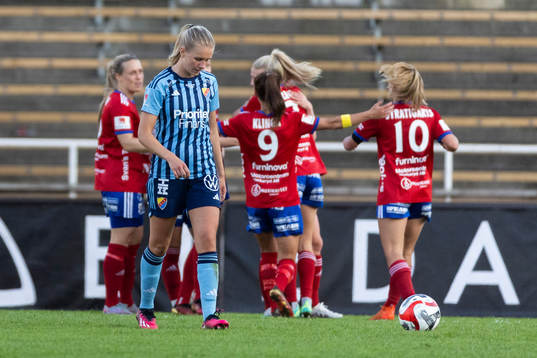 Djurgårdens Nellie Lilja deppar