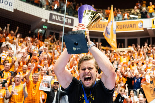 IFK Kristianstads Hampus Henningsson jublar