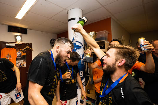 IFK Kristianstads Ludvig Åström och Albin Selin Nilsson