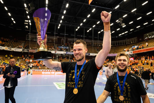 IFK Kristianstads Markus Olsson jublar