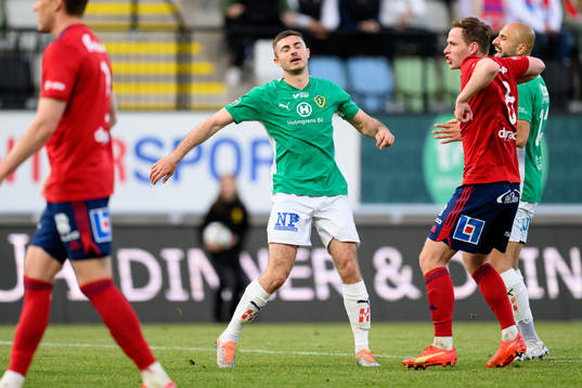 Jönköpings Södras Marko Nikolic deppar
