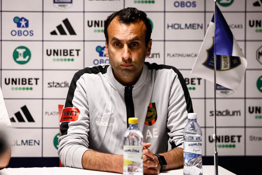 Brommapojkarnas tränare Andreas Engelmark