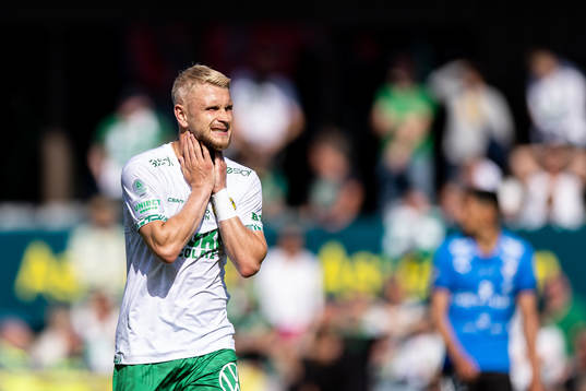 Hammarbys Simon Strand deppar