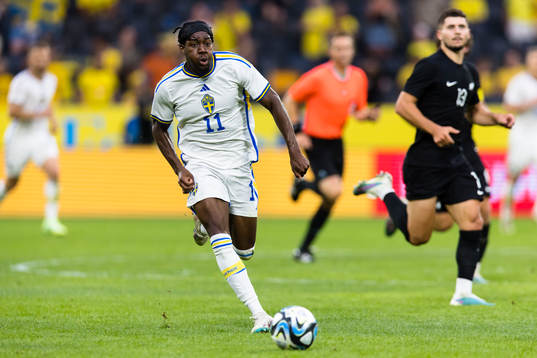 Anthony Elanga of Sweden