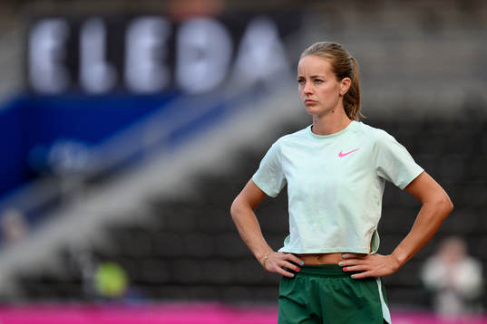 Lovisa Lindh, Ullevi FK, innan loppet på 800 m