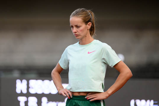 Lovisa Lindh, Ullevi FK, innan loppet på 800 m
