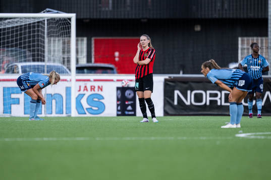 Djurgårdens Nellie Lilja och Tilde Lindwall samt