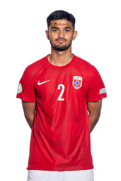 Dylan Ryan Murugesapillai of the Norwegian U19 national