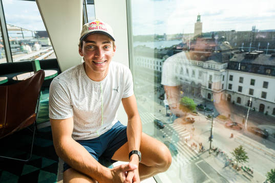 Armand Duplantis of Sweden poses for a portrait