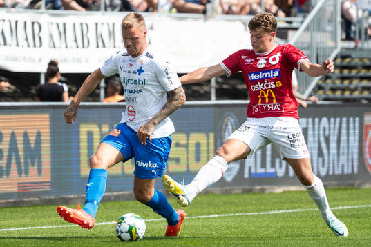 Värnamos Victor Eriksson och Degerfors Gustav Lindgren