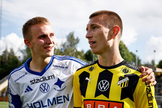 IFK Norrköpings Victor Stange Lind och Häckens Kristoffer