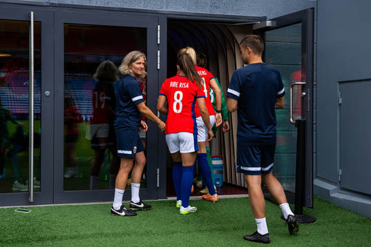 Hege Riise, head coach of the Norwegian women's national