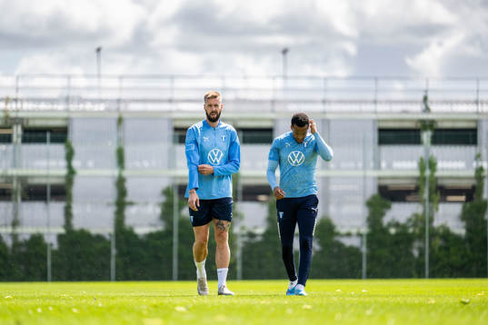 Malmö FFs Pontus Jansson och Martin Olsson