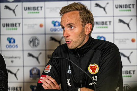 Kalmars tränare Henrik Jensen