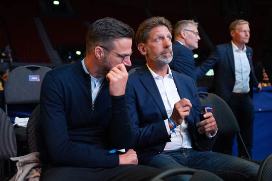 Henrik Signell, head coach of South Korea, and Tomas