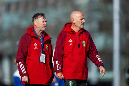 Head coach Peter Gerhardsson and assistant coach Magnus